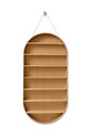 ferm LIVING raft de perete Oval Dorm maro 1104270278