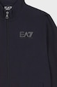 Băieți EA7 Emporio Armani trening de bumbac pentru copii 8NBV51.BJ05Z bleumarin