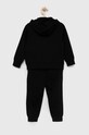 Дитячий бавовняний спортивний костюм EA7 Emporio Armani 8NBV52.BJ05Z чорний AA00