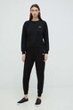 Fila dres lounge bawełniany aplikacja czarny FPW4093