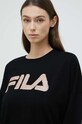 Fila dres lounge bawełniany FPW4098 czarny