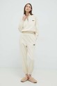 Fila dres lounge bawełniany aplikacja beżowy FPW4102