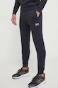 Bavlněná tepláková souprava EA7 Emporio Armani námořnická modř 8NPV81.PJ05Z