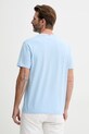 Odzież MC2 Saint Barth t-shirt bawełniany DOV0009 niebieski