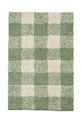 Madam Stoltz dywanik łazienkowy Checked Tufted zielony PI.13821.A