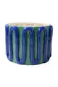 Διακοσμητικό βάζο Qué Rico Ncoloas 20 x 20 x 14,5 cm σκούρο μπλε 148.01405