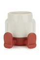 Balvi doniczka z podstawką Mr.Sitty 11 x 8,5 x 8,5 cm czerwony 27835