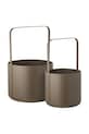 House Nordic set de ghivece de flori 19 x 35 / 24,5 x 38,5 cm 2-pack maro 4451303