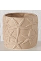 Salon i sypialnia Boltze osłonka na doniczkę Shana 14 x 16 cm 2075686 beżowy
