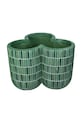 Inne Mască pentru ghiveci decorativă din plastic 26,7 x 27 x 21,2 cm verde KAL.6182