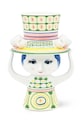 Декоративна ваза Bjørn Wiinblad Lady with Hat барвистий 54051