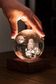 Bezdrátová LED lampa Gingko Design Amber Crystal Light G025OW vícebarevná AA00
