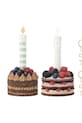 Bloomingville dekoracje Hooray Birthday Decoration 2-pack 82061860 multicolor AA00