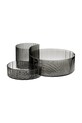 AYTM set de recipiente decorative Concha 3-pack negru 503940002081