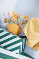 Byon vaza decorativa Corallo L 5280607510 galben AA00
