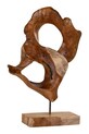 Dekorativní figurka House Nordic Donato Sculpture hnědá 4501170