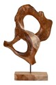 Dekorativní figurka House Nordic Donato Sculpture 4501170 hnědá AA00