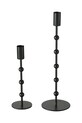 Boltze zestaw świeczników Kimberly 20 / 30 cm 2-pack czarny 2016684