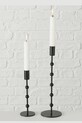 Boltze zestaw świeczników Kimberly 20 / 30 cm 2-pack 2016684 czarny AA00