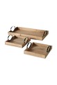 Boltze zestaw tac Ringo 3-pack beżowy 2051380