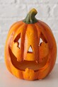 Διακοσμητικό κηροπήγιο Boltze Zucca 12,3 cm 2061044 πορτοκαλί AA00