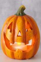 Διακοσμητικό κηροπήγιο Boltze Zucca 12,3 cm 2061044 πορτοκαλί