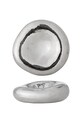 Salon i sypialnia Bloomingville miska dekoracyjna Shine 18 x 6 cm 82072002 szary
