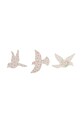 home & lifestyle zestaw figurek dekoracyjnych 11 x 12 x 1 cm 3-pack