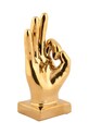 Present Time figurină decorativă Perfecto galben PT4226GD