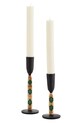 Komplet svečnikov Madam Stoltz 2-pack MSD.22S.0102 pisana AA00
