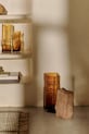 Nappali és hálószoba ferm LIVING dekor váza Muro x Utzon 1104270743 sárga