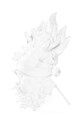 Seletti dekoratív faliváza Holy Love 34 x 19 x 9 cm 09920H fehér AA00