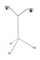 Διακοσμητικό κηροπήγιο HAY Wire 19 x 25 cm γκρί AE365.A835
