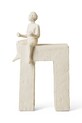 Kähler figurka dekoracyjna Astro Gemini 24 cm biały 693502