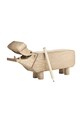 Kay Bojesen figurka dekoracyjna Hippo 9 cm 39202 beżowy AA00