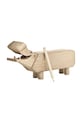 Kay Bojesen figurină decorativă Hippo 9 cm 39202 bej AA00