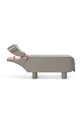 Kay Bojesen figurka dekoracyjna Hippo 9 cm szary 39344