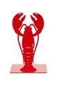 Salon i sypialnia Balvi podpórka do książek Lobster 16 x 10 x 10 cm 28080 czerwony
