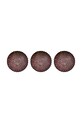House Doctor miska dekoracyjna HDFofo 14 cm 4-pack bordowy 203991110