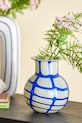 Bloomingville wazon dekoracyjny Kiran 16 x 19 cm 82061719 niebieski AA00