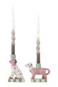 Dnevni boravak i spavaća soba Ukrasni svijećnjak Bloomingville 2-pack 82063005 roza