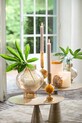 Salon i sypialnia Light & Living świecznik dekoracyjny Kumopa 10 x 36 cm 6073782 żółty