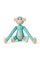 Декоративная фигурка Kay Bojesen Monkey Mini 9,5 cm бирюзовый 39801