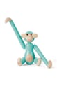 Kay Bojesen figurka dekoracyjna Monkey Mini 9,5 cm 39801 turkusowy AA00