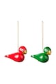 Kay Bojesen zawieszka dekoracyjna Christmas Birds 5 cm 2-pack multicolor 39805