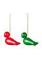 Декоративная подвеска Kay Bojesen Christmas Birds 5 cm 2 шт 39805 мультиколор AA00