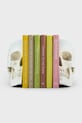 Στήριγμα βιβλίων Luckies of London Skull 12,3 x 15 x 21,5 cm 2-pack SK.BOOKSKULL1 λευκό AA00