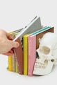 Στήριγμα βιβλίων Luckies of London Skull 12,3 x 15 x 21,5 cm 2-pack λευκό SK.BOOKSKULL1