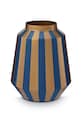 Декоративная ваза Pip Studio Stripes Navy-Gold 24 x 29 cm мультиколор 51102107