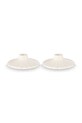 vtwonen świecznik dekoracyjny 8 x 2,5 cm 2-pack biały 52092321